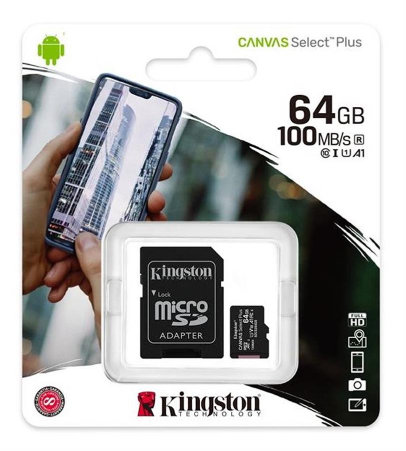 MEMORIA KINGSTON 64 GB CANVAS SELECT