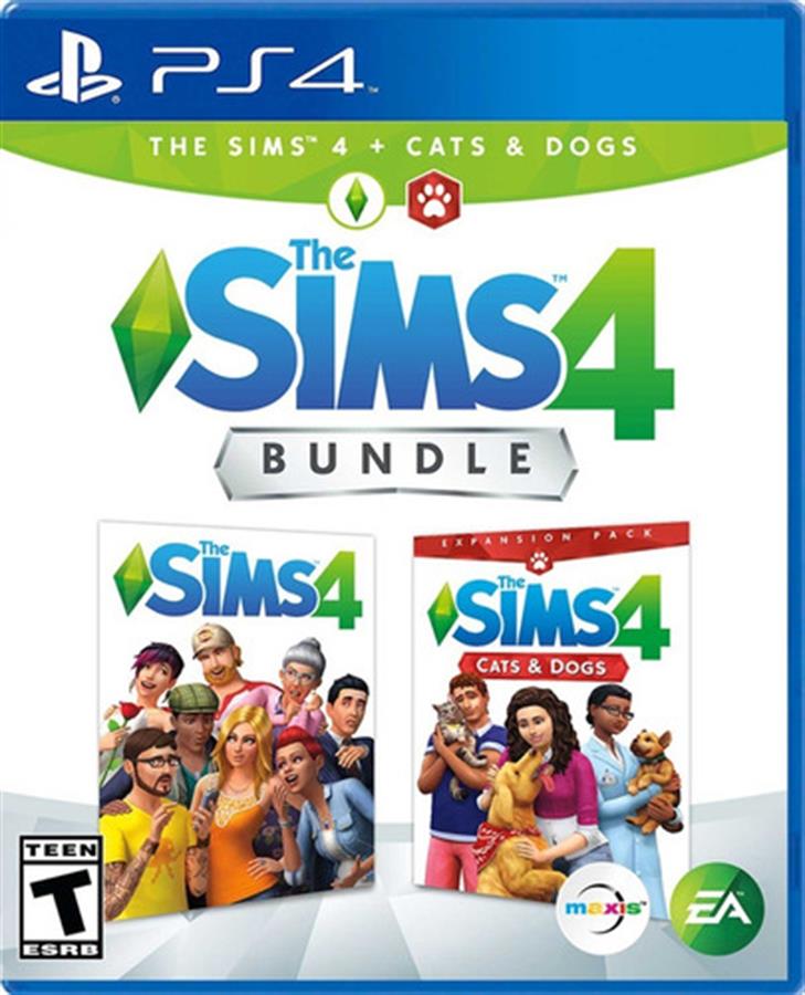 PS4 - THE SIMS 4 + CATS AND DOGS BUNDLE