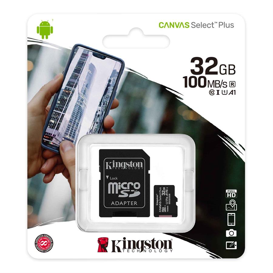 MEMORIA KINGSTON 32GB CANVAS SELECT