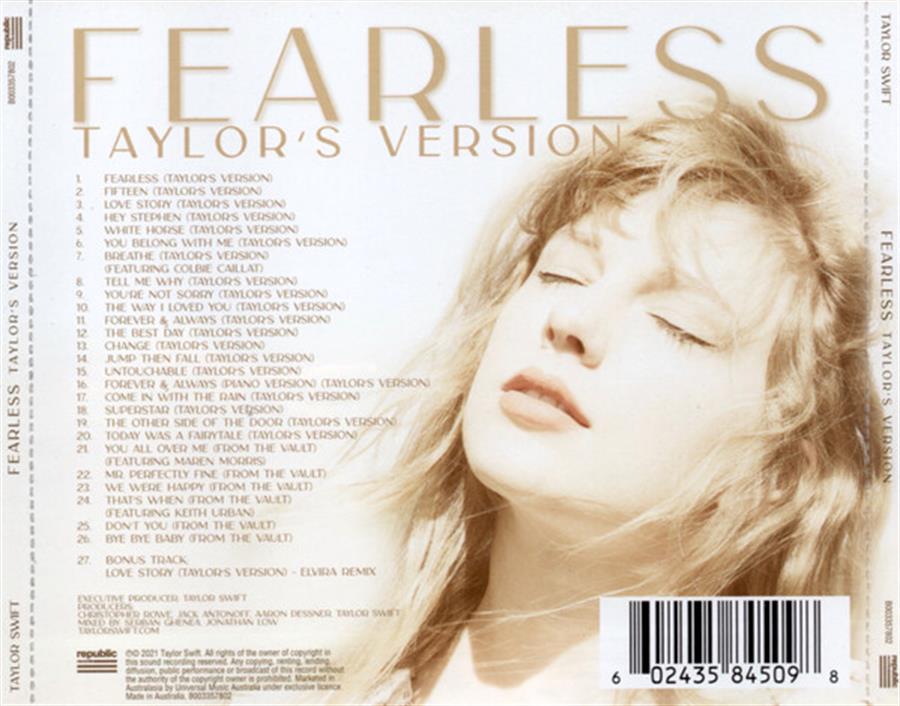 Cd - Taylor Swift - Fearless (Taylor's Version)