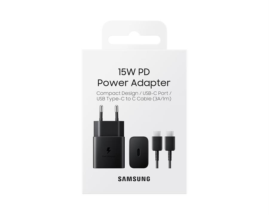 CARGADOR SAMSUNG TIPO C + CABLE T-1510