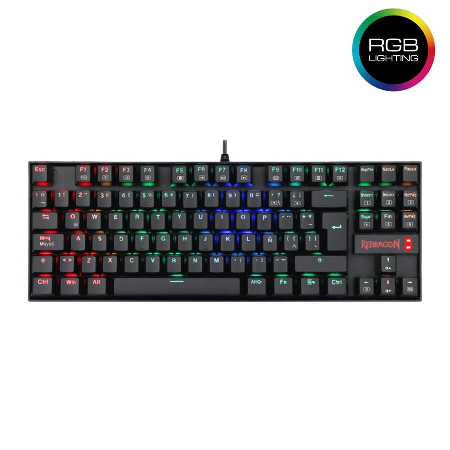 TECLADO MECANICO REDRAGON KUMARA RGB NEGRO