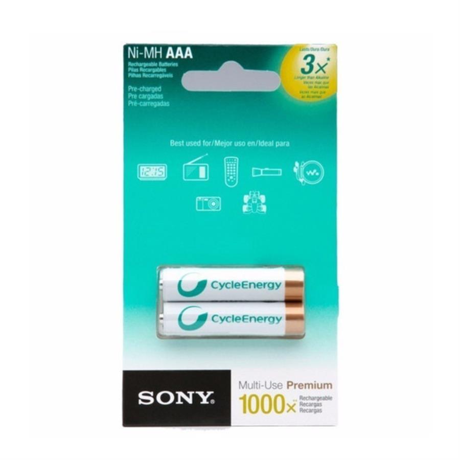 PILAS RECARGABLES SONY AAA X 2