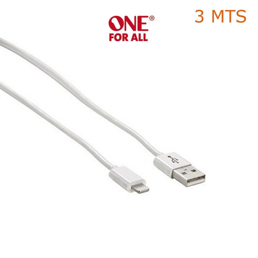 IPHONE - CABLE LIGHTNING OFA 3 MTS