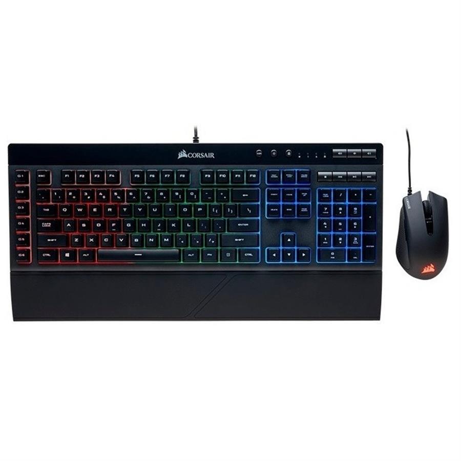 COMBO CORSAIR TECLADO K55 Y MOUSE HARPOON