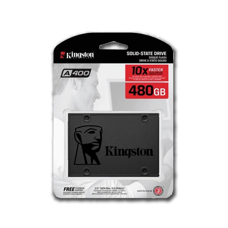 DISCO SSD KINGSTON A400 480 GB SATA INTERNO 7mm