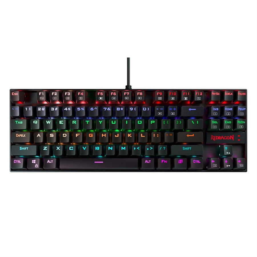 TECLADO MECANICO KUMARA RAINBOW NEGRO