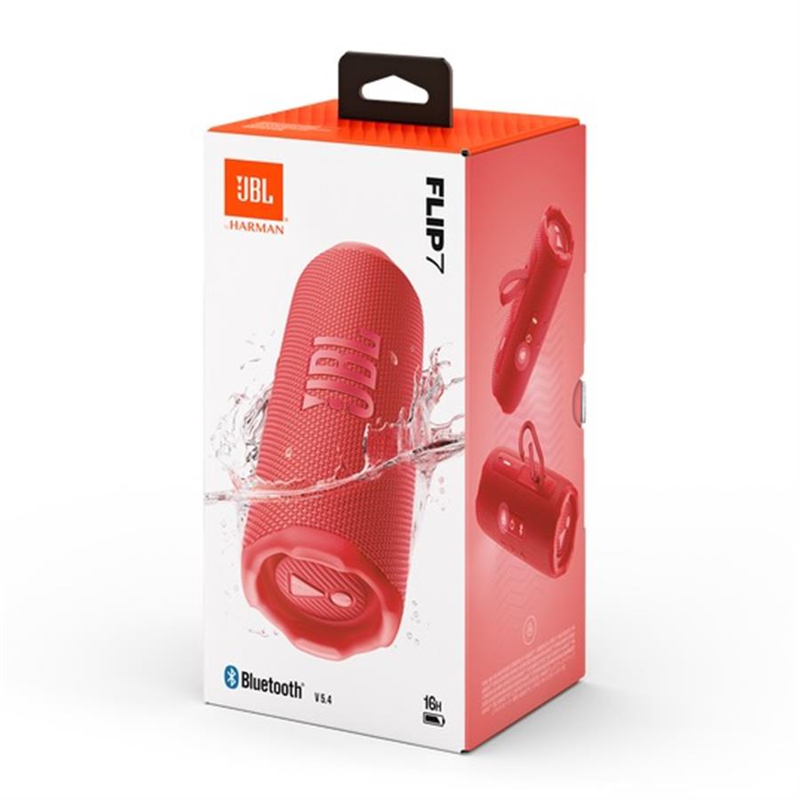 PARLANTE JBL FLIP 7 35W RMS - ROJO