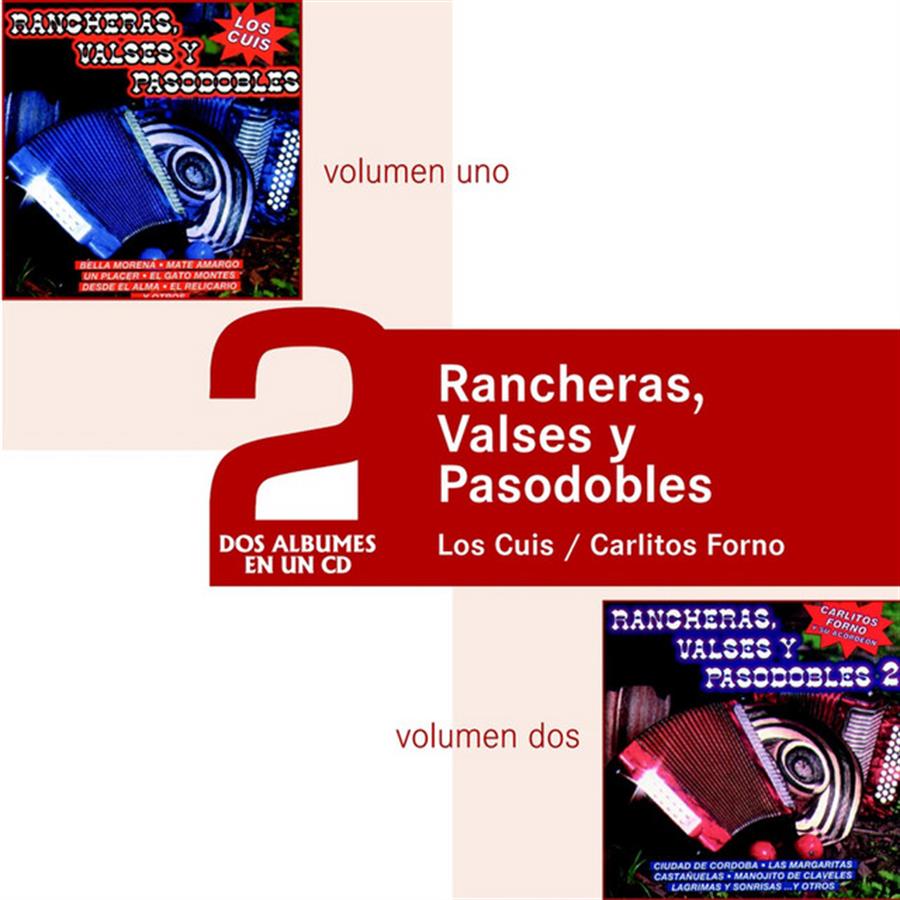 Cd - 2 Álbumes en un cd - Rancheras, Valses y Pasodobles