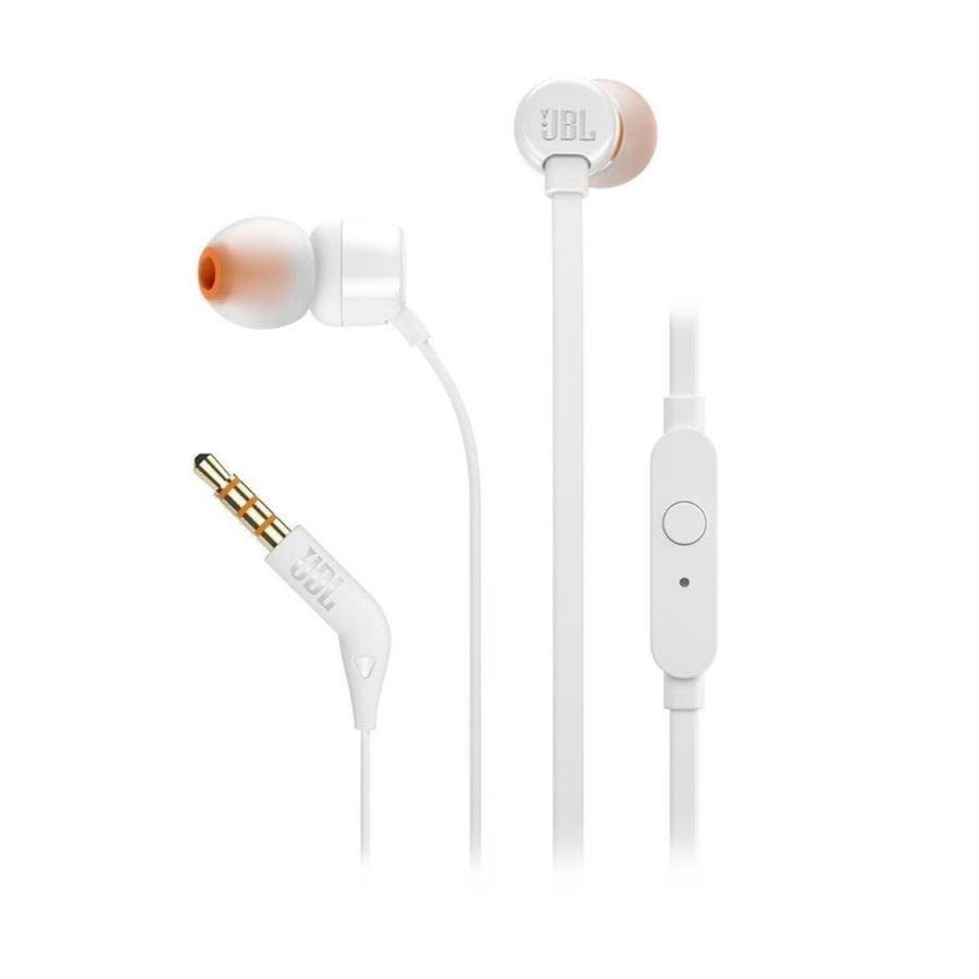 AURICULAR JBL T110 - BLANCO