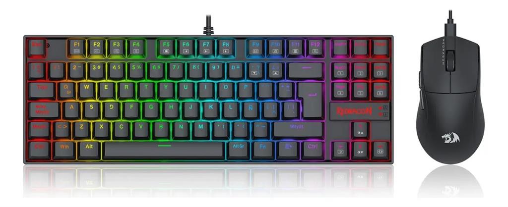 COMBO TECLADO MECANICO Y MOUSE REDRAGON S145