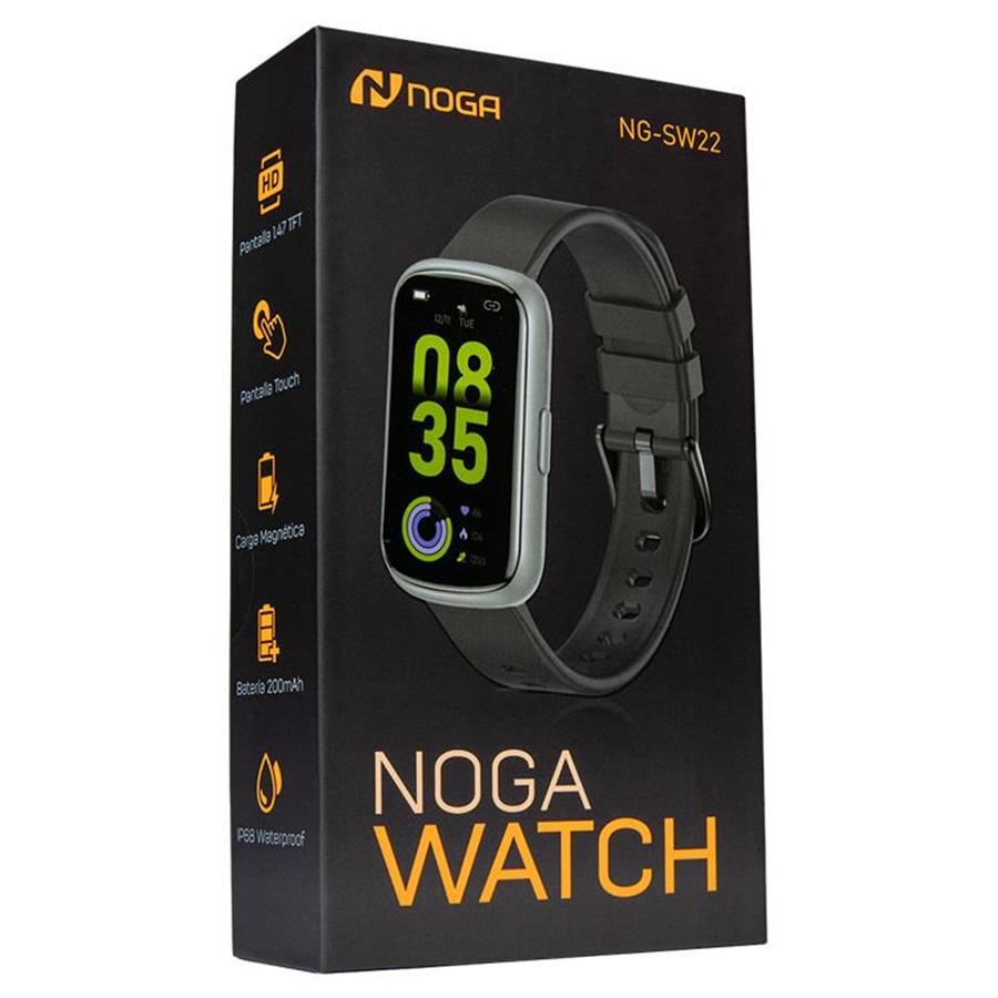 RELOJ SMARTWATCH NOGA SW-22 - NEGRO
