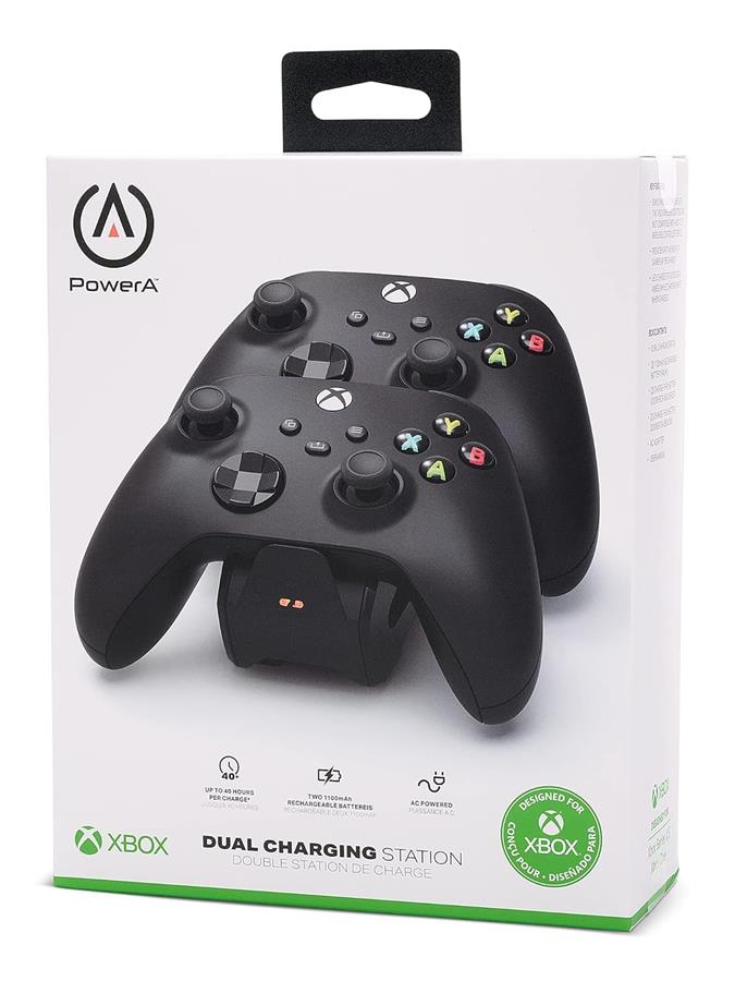 BASE DE CARGA DOBLE PARA XBOX (INCLUYE BATERIAS) POWER A