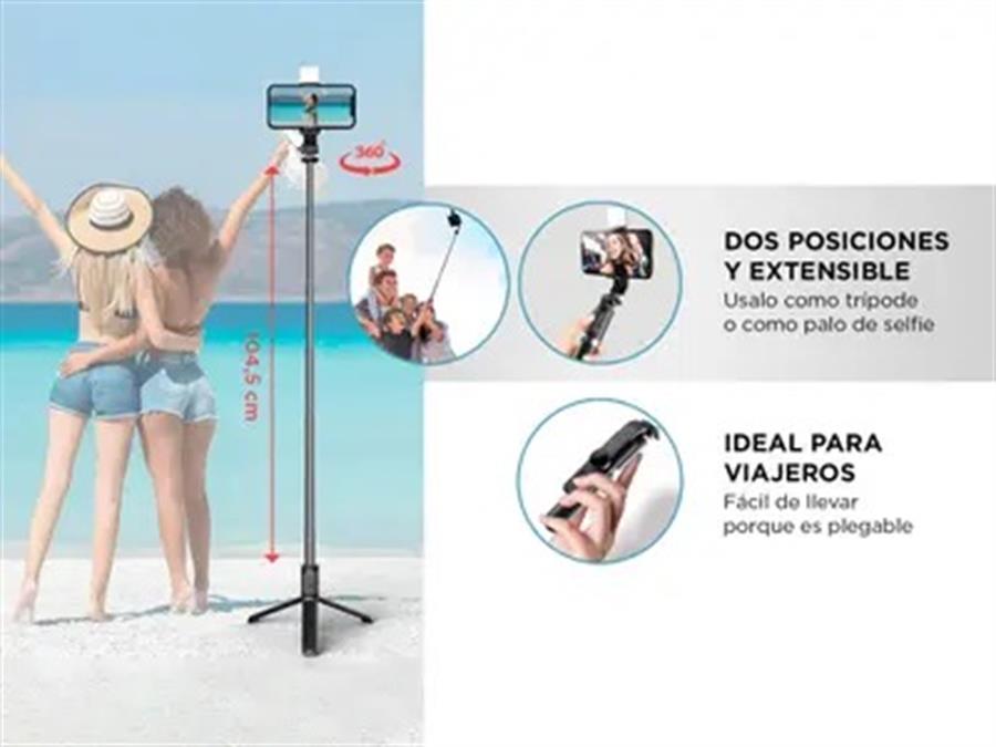 TRIPODE EXTENSIBLE PALITO SELFIE 1,70 mts