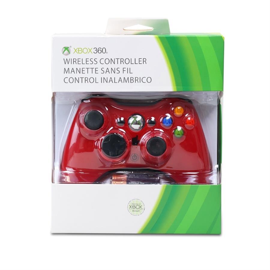 JOYSTICK XBOX 360 / PC INALAMBRICO - ROJO