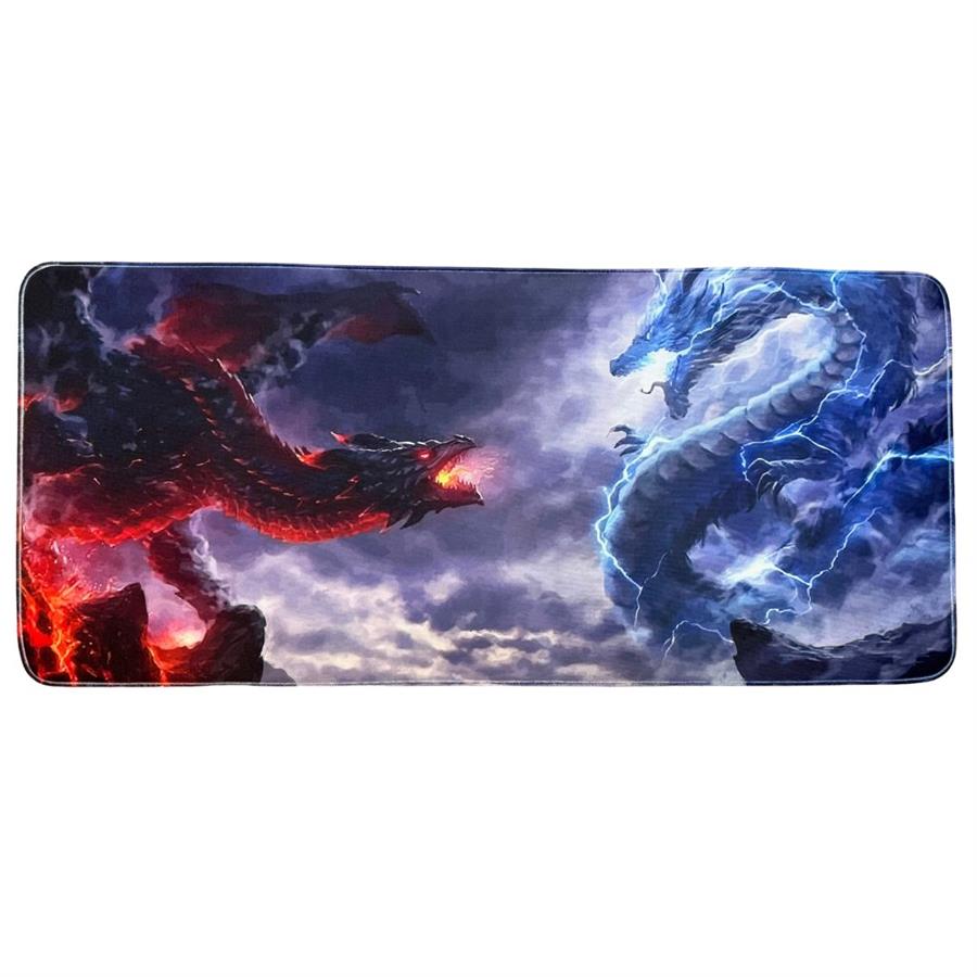 Mousepad Classic 90x40 cm - Dragones Agua/Fuego (XL21)