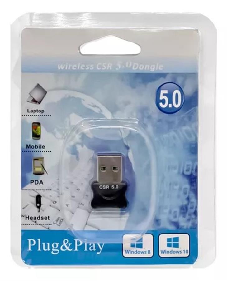 RECEPTOR BLUETOOTH USB PARA PC 5.0