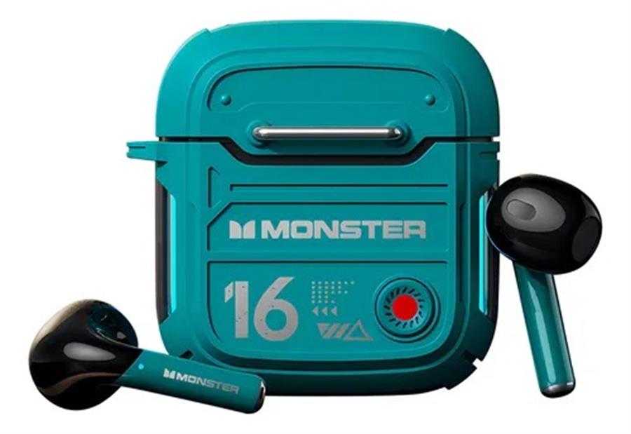 AURICULAR BLUETOOTH MONSTER XKT 16 - VERDE