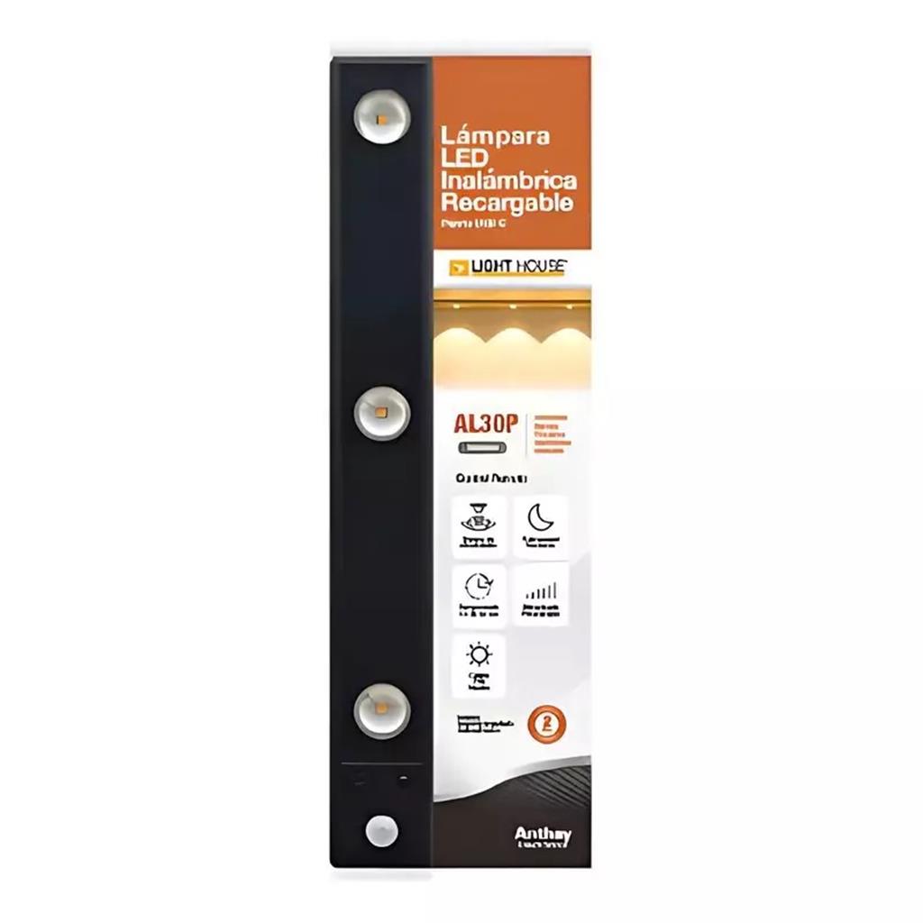 LISTON LED INTELIGENTE AL30P NEGRO