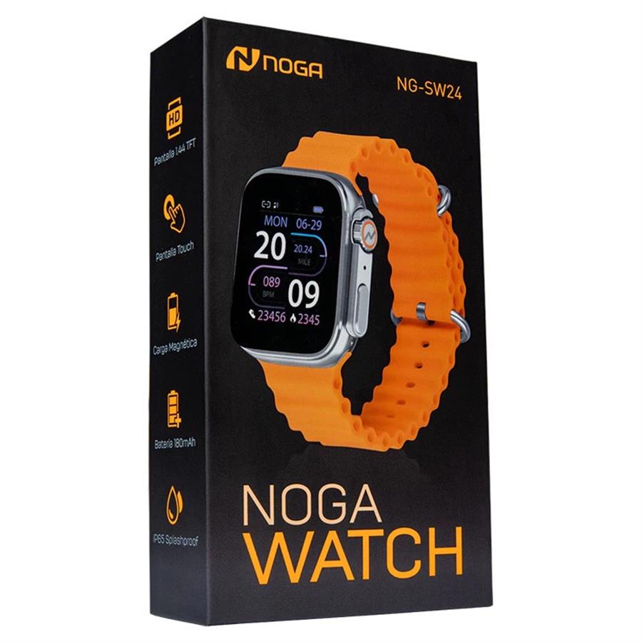 RELOJ SMARTWATCH NOGA SW-24 - NARANJA