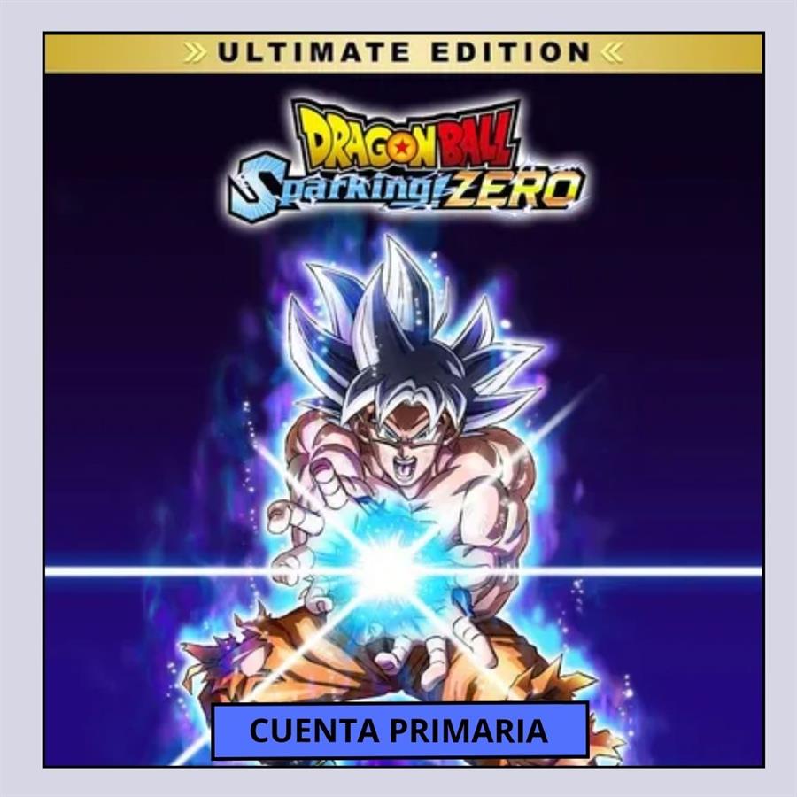 PS5 DIGITAL CUENTA PRIMARIA - DRAGON BALL: SPARKING! ZERO ULTIMATE EDITION