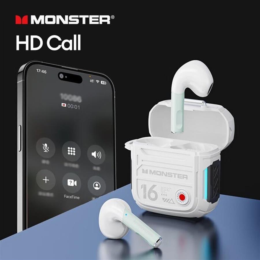 AURICULAR BLUETOOTH MONSTER XKT 16 - BLANCO