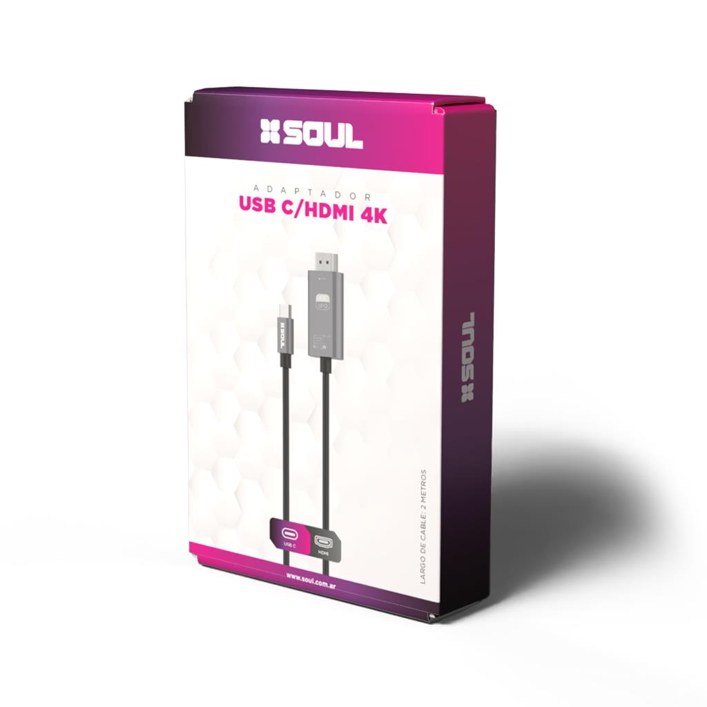 CABLE TIPO C A HDMI SOUL