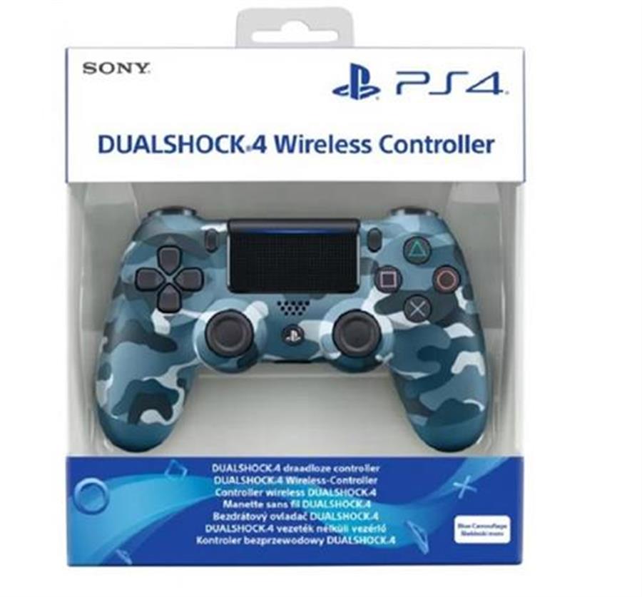 JOYSTICK PS4 REPLICA CAMUFLADO AZUL