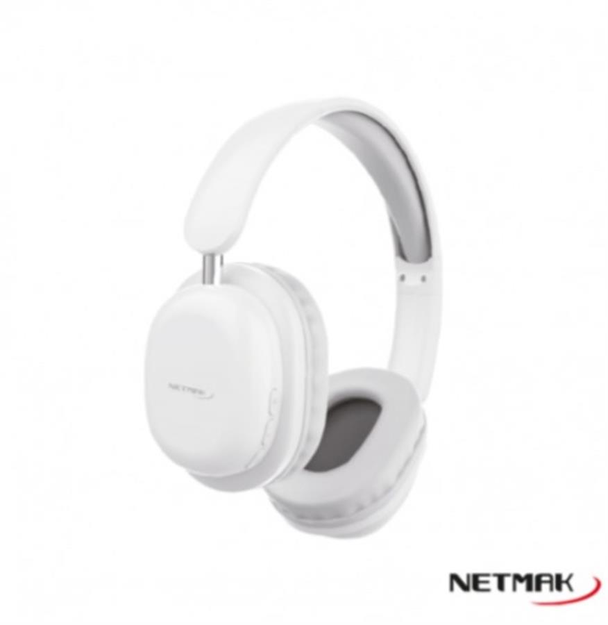 AURICULAR BLUETOOTH NETMAK LIVE - BLANC0