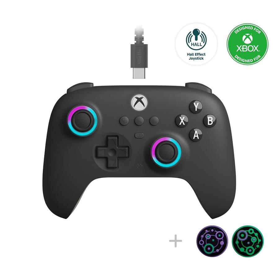 JOYSTICK 8BITDO CON CABLE PARA PC / XBOX + 1 MES GAMEPASS