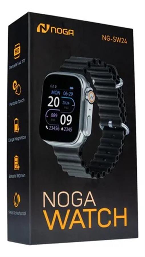 RELOJ SMARTWATCH NOGA SW-24 - NEGRO