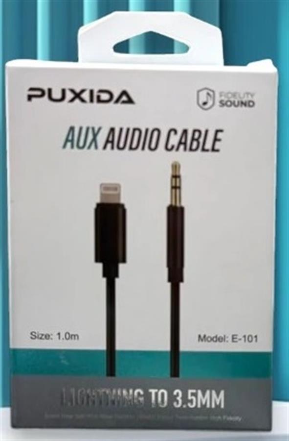 IPHONE - CABLE AUXILIAR 3.5MM A LIGHTINING PUXIDA