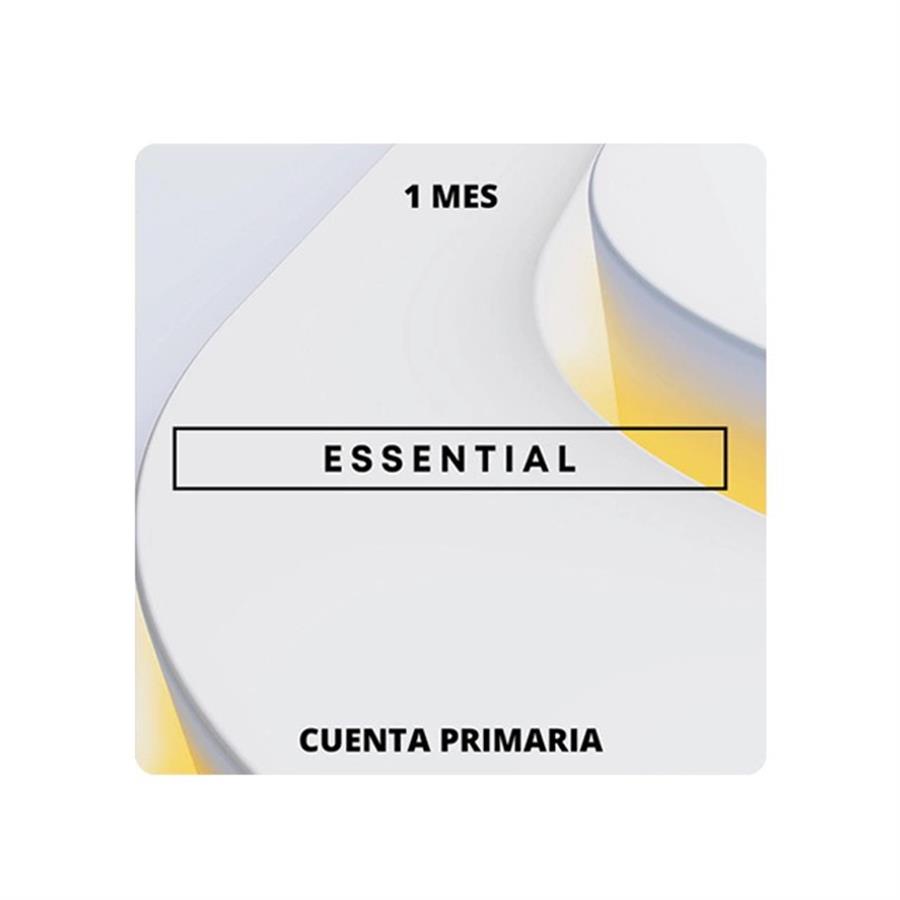 PLAYSTATION PLUS 1 MESES | ESSENTIAL (CUENTA PRIMARIA)