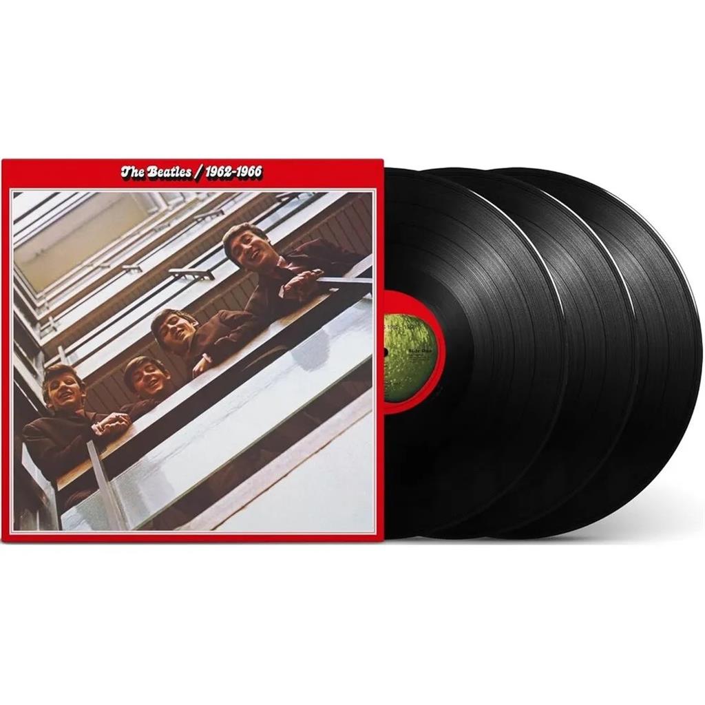 LP - The Beatles - Red Album 1962/1966 (3LPs)