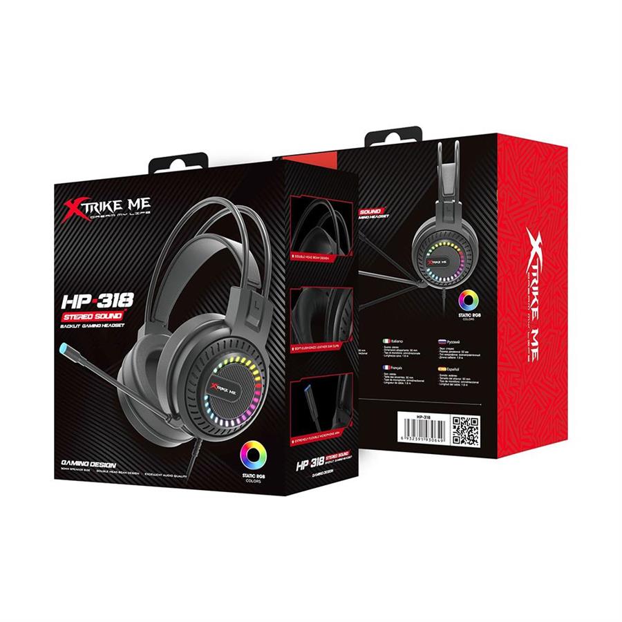 AURICULAR GAMER XTRIKE ME HP-318