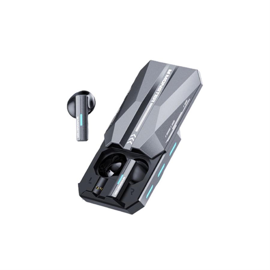 AURICULAR BLUETOOTH MONSTER XKT 11 - PLATEADO