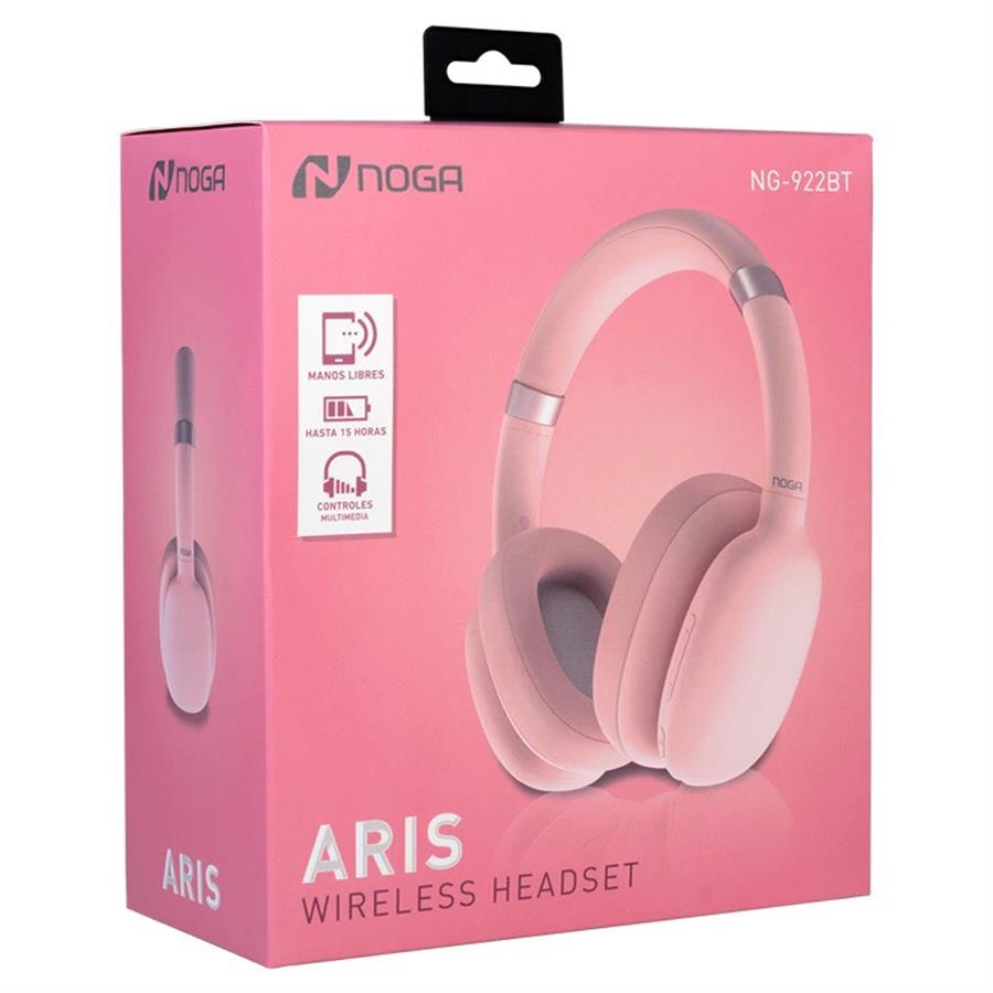 AURICULAR  BLUETOOTH NOGA BT 922 - ROSA