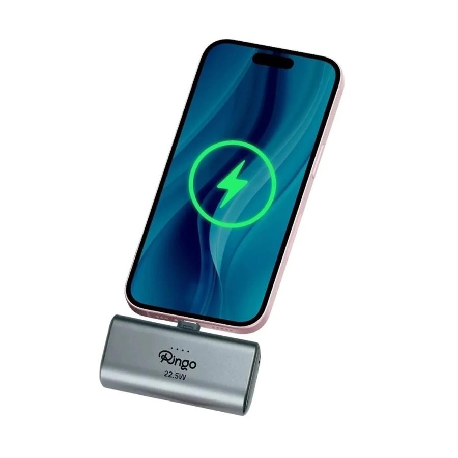 MINI CARGADOR PORTATIL RINGO 22.5 W CARGA RAPIDA TIPO C POWER BANK 5000 MAH
