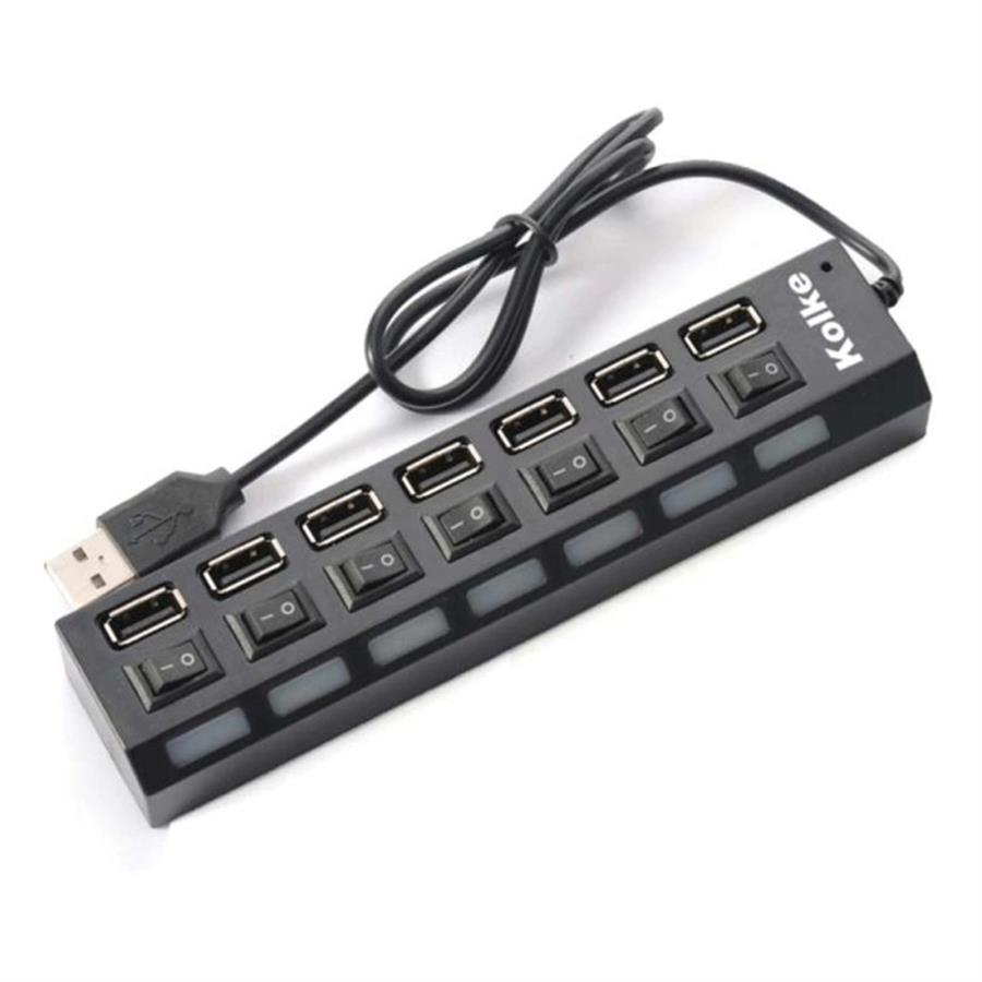 MULTIHUB 7 PUERTOS 2.0 CON SWITCH