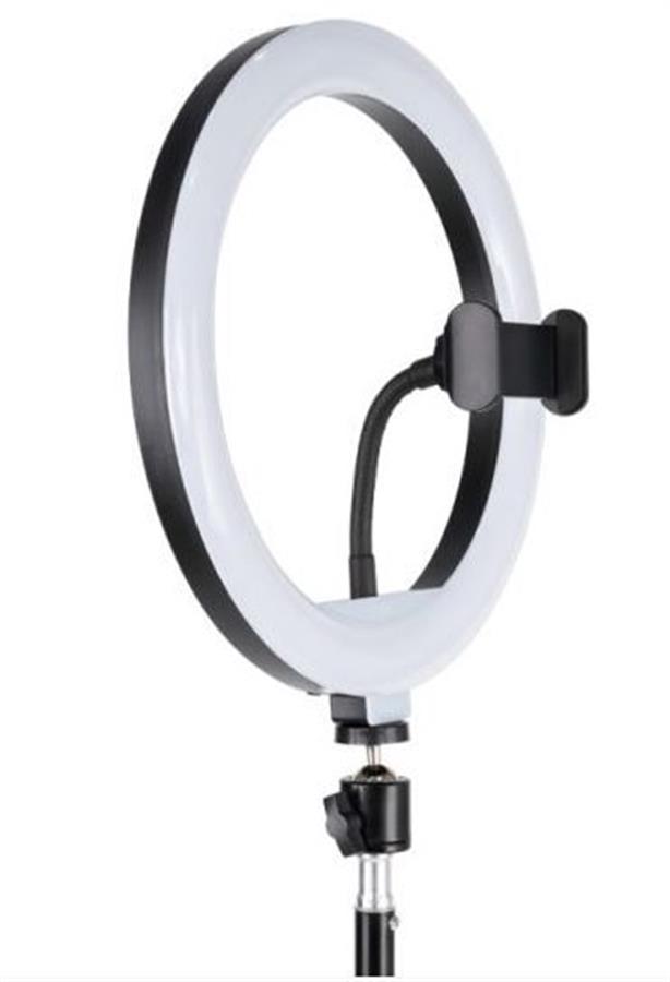 ARO DE LUZ 26 CM + TRIPODE 2.1 MTS HAVIT ST7012 PRO - LUZ BLANCA (3 TONOS)