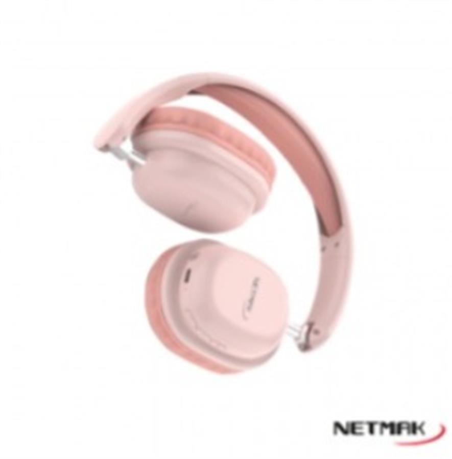 AURICULAR BLUETOOTH NETMAK LIVE - ROSA