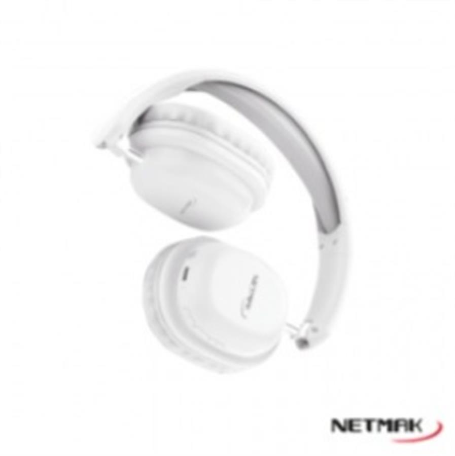 AURICULAR BLUETOOTH NETMAK LIVE - BLANC0