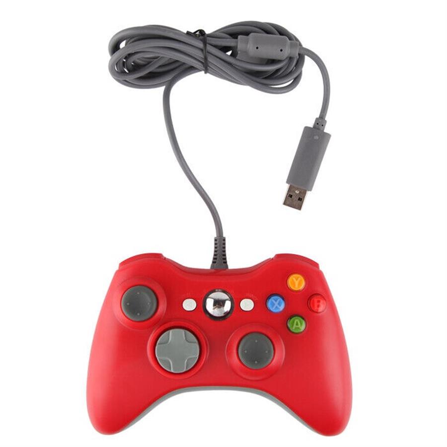 JOYSTICK CON CABLE XBOX 360 - ROJO