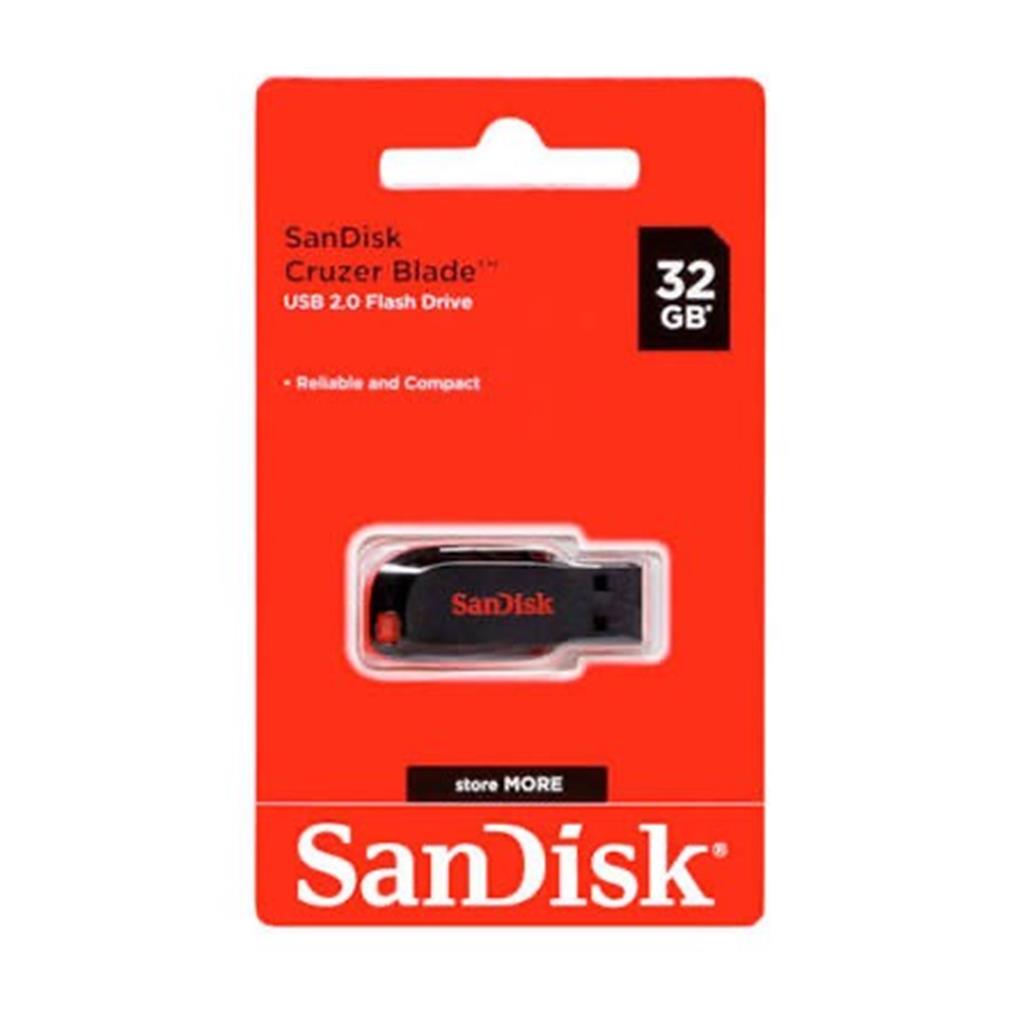 Pendrive Sandisk Cruzer Blade USB 2.0 32GB