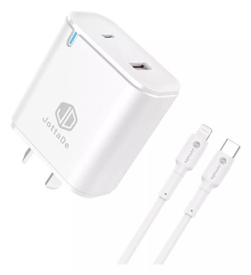 CARGADOR RAPIDO JD T22 TipoC-Lightning Iphone