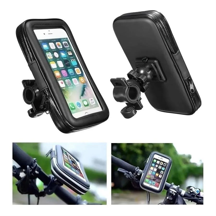 SOPORTE PARA MOTO/BICI RESISTENTE AL AGUA ( AGARRE AL MANUBRIO)