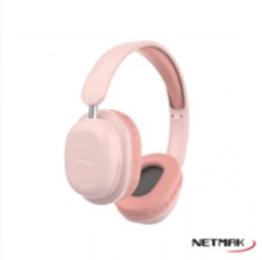 AURICULAR BLUETOOTH NETMAK LIVE - ROSA