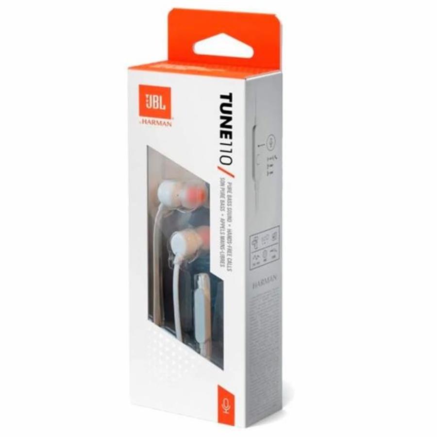 AURICULAR JBL T110 - BLANCO