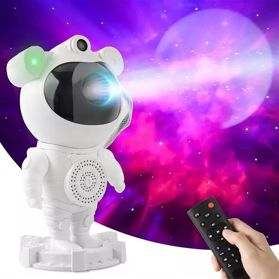PROYECTOR ASTRONAUTA NEBULOSA CON PARLANTE