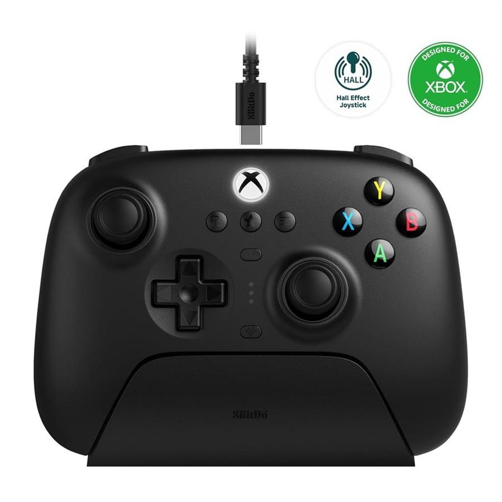 JOYSTICK 8BITDO ULTIMATE 3-MODE 2.4G/BT PARA PC/XBOX + 1 MES GAMEPASS - NEGRO